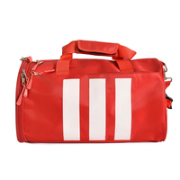 Sac de sport de luxe en cuir PU avec compartiment à chaussures, logo personnalisé, équipement de voyage pour le week-end, sac de sport pour hommes