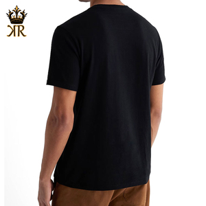 T-shirts en gros personnalisés légers de taille standard, t-shirts de couleur unie de grande taille, t-shirts 100% à prix avantageux pour hommes - Product Image 3