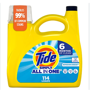 Livraison rapide Tide Simply Détergent à lessive liquide Brise rafraîchissante 168 floz 128 charges en stock - Product Image 2