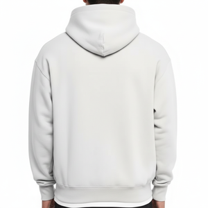 Sudadera con Capucha Personalizada con Logotipo Frontal, 400G, Poliéster/Algodón, Forro Polar Grueso, Talla Grande, para Hombre, Diseño Otoñal - Product Image 2