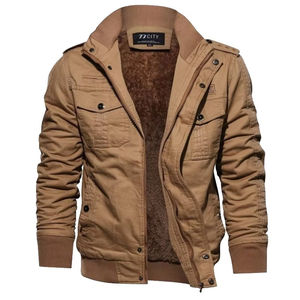 2025 hombres de alta calidad personalizado al aire libre Invierno Polar suave Chaquetas Chaqueta Softshell a prueba de viento tren hombres chaqueta de piloto para hombres - Product Image 1