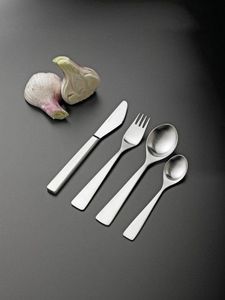 Couverts élégants élégants en forme de feuille en acier inoxydable 304 Vente en gros de couverts élégants pour fêtes d'affaires Cuisine royale Couverts ménagers - Product Image 5