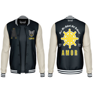 OEM personnalisé hiver Vintage école collège hommes vestes manteau laine Letterman grande taille culture université veste homme - Product Image 3