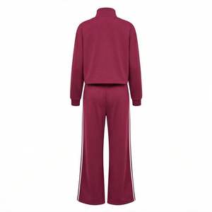 Vêtements de sport pour femmes de haute qualité, vente en gros, survêtements de course en polyester, cordon de serrage, survêtement d'hiver, bandes de football, survêtement imprimé - Product Image 2