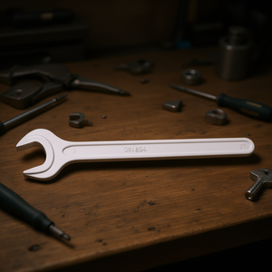 Clé à molette 894 75 mm, clé blanche, longueur 600 mm, outils d'atelier noirs - Product Image 3
