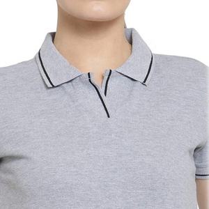 Nuevo diseño de moda, camiseta Polo en blanco para mujer, camiseta Polo de manga corta, polos de alta calidad, tela 100%, Jersey de algodón - Product Image 3