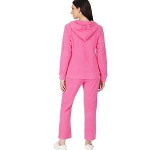 Nueva moda de mujer de algodón polar señoras chándales conjunto logotipo personalizado Slim Fit ropa de entrenamiento mujeres chándal - Product Image 2
