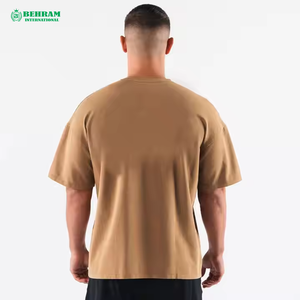 High Quality <b>100</b>% <b>Polyester</b> Acid Wash 180gsm Heavyweight Vintage T-<b>Shirt</b> Loose Fit Custom Blank O-Neck Regular Fit Quick Dry Men - Product Image 3