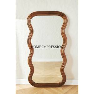 Miroir mural et de sol en plaqué or, art créatif moderne, design unique, pour la décoration de la maison et de la chambre d'hôtel en Inde - Product Image 4