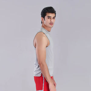 La camiseta sin mangas de estilo informal Premium para hombre más vendida, algodón de alta calidad, secado rápido, transpirable, de talla grande, con tejido de punto - Product Image 3