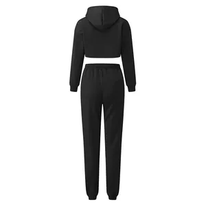 เสื้อกล้ามคอวีผ้าฟลีซเนื้อนุ่ม รุ่นใหม่ปี 2026 จาก FORT WORTH SPORTS พร้อมกางเกงขายาวทรงกว้าง สไตล์ลำลองสำหรับฤดูหนาว ผลิตจากผ้าฝ้าย 100% สำหรับผู้หญิง - Product Image 6