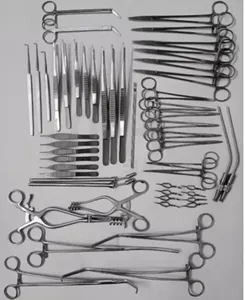 Chirurgie vasculaire 52 pièces ensemble chirurgical médical chirurgical - Product Image 1