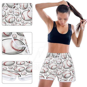 Rendimiento Softball Micro Shorts con Slim Fit y 4-Way Stretch Material Softball Micro Shorts - Product Image 6