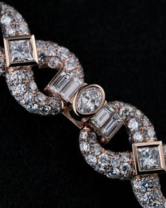 Collier en diamant cultivé Prestige Leb, coupe ronde, chaîne pour les soirées étoilées, occasions spéciales avec une touche de luxe - Product Image 4