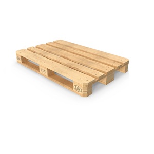 Palette Euro en bois de pin de qualité supérieure Panneau double face Origine française Usine Fumigation Désinfection Prêt 4 voies Industriel - Product Image 3