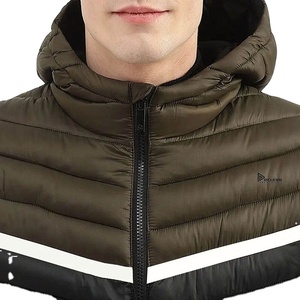 Chaqueta Acolchada con Capucha, Abrigo Acolchado Cálido de Invierno, Ropa Exterior Ligera y Aislante, Chaqueta Estilo Casual Urbano - Product Image 1