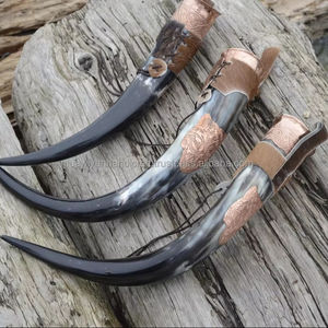 Corne à boire Viking de haute qualité avec laiton dernière conception corne à boire Viking naturelle avec taille personnalisée au prix le plus bas - Product Image 1