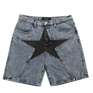 กางเกงยีนส์ขาสั้นผ้าฝ้ายสำหรับผู้ชายกางเกงวินเทจซักได้สำหรับใส่ทำงานแฟชั่นกางเกงยีนส์กางเกงขาสั้นฤดูร้อนดีไซน์ใหม่ - Product Image 2