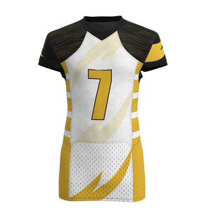 Nueva llegada personalizada camiseta de fútbol americano ropa deportiva con logotipo personalizado 100% poliéster uniformes de fútbol americano - Product Image 2