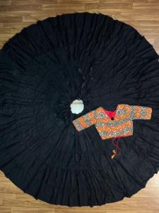 ชุดผ้าเรยอน Lehenga Choli ผ้าเรยอนคุณภาพระดับพรีเมี่ยมล่าสุด - Product Image 4