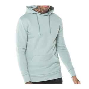 Sudadera con capucha de lana informal para hombre, ideal para entrenamientos y ropa de calle, precio con tela de mezcla de algodón para invierno - Product Image 2