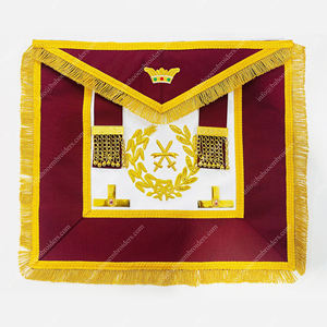 TABLIER MAÇONNIQUE REGALIA TABLIER ORDRE D'ATHELSTAN-TABLIER FRANC-MAÇON GRAND - Product Image 2