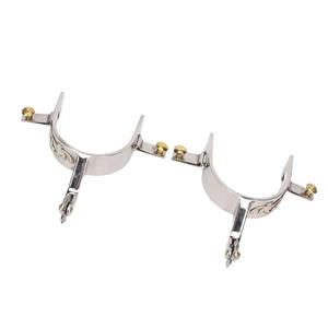Espuelas de Hípica de Alta Calidad para Botas Vaqueras de Acero Inoxidable, Se Acepta Personalización, Productos Equinos - Product Image 6