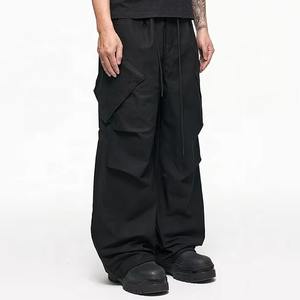 Pantalon Cargo Décontracté Homme 100% Coton, Taille Mi-Haute Élastique, Grande Taille, Léger, Respirant, Multi-Poches, Coupe Ample – Vente en Gros OEM - Product Image 5