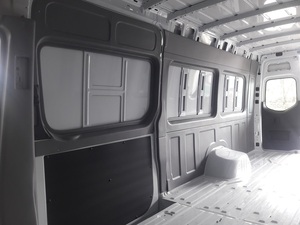 Juego de molduras interiores de ABS VKM O7 2015-2016, duradero, para Mercedes Sprinter, minibús, autocaravanas, autobuses, personalizado en negro/beige/gris - Product Image 2