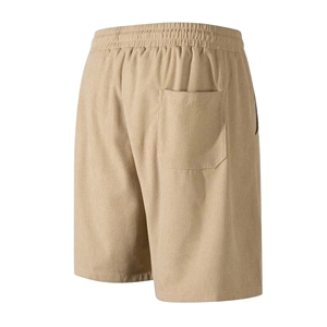 Short décontracté pour homme 100% coton respirant taille moyenne tricoté solide cordon de serrage qualité supérieure Offre Spéciale service OEM disponible - Product Image 2