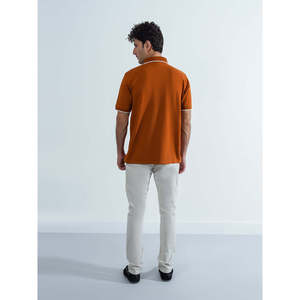 โลโก้แบบกำหนดเอง CARILLO เสื้อโปโลทรงปกติ ดีไซน์ซิปปักลายสีเข้ม ทรงเข้ารูป ไซส์ใหญ่ ผ้าไหมระบายอากาศได้ดี เหมาะสำหรับกอล์ฟ - Product Image 4