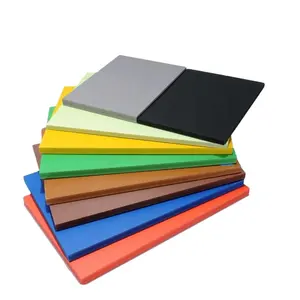 1220*2440mm colorful PVC foam board multi layers plastic rigid sheet glossy surface for interior design and wall decoration