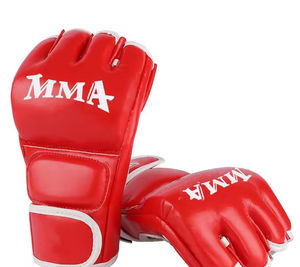 Customized Logo Mma Boxing <b>Gloves</b> PU Half <b>Finger</b> Mma <b>Gloves</b> for Training Durable Boxing <b>Gloves</b> - Product Image 2