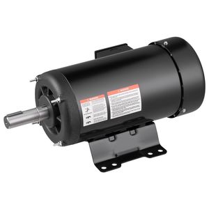 Motor de CA de 20.7 N.m con eje de 1.125 pulgadas, 5 polos, 1725 RPM, para compresor de aire, rotación CW/CCW, longitud de eje de 2.75 pulgadas - Product Image 3