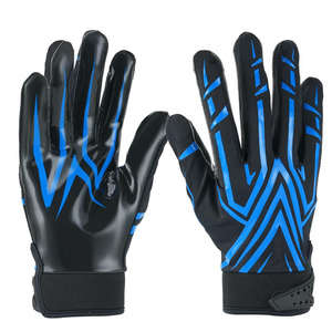2024 dernière arrivée conception personnalisée récepteur de Football taille adulte gants de Football américain en plein air à vendre - Product Image 4