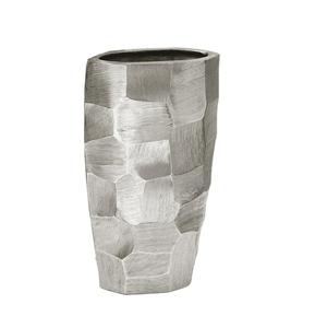 แจกันดอกไม้อลูมิเนียมที่มีงานศิลปะโค้งและตกแต่งด้วยมือออกแบบมาสำหรับการตกแต่งบ้าน - Product Image 3