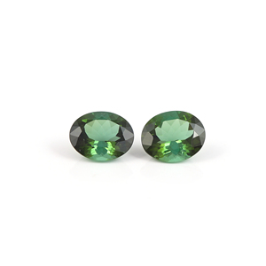 Tormalina verde naturale fatta a mano pietra preziosa allentata 8 x10mm con taglio sfaccettato di forma ovale negozio Online fornitore all'ingrosso di gioielli Ston - Product Image 1