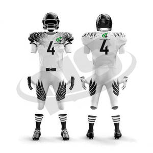 ชุดกีฬาสำหรับผู้ชายเสื้อฟุตบอลแบบอเมริกันซับลิเมตชุดกีฬาระบายอากาศใส่สบายออกแบบได้ตามต้องการ - Product Image 1