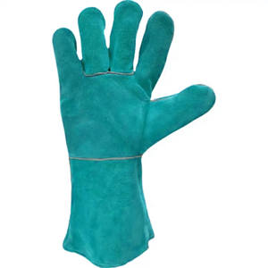 Guantes de Soldadura de Cuero Vacuno de Alta Calidad, Antivibración, Transpirables, Antideslizantes, con Puño de Seguridad, Duraderos, para Uso Industrial - Product Image 3