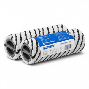 Juego de Rodillos de Microfibra para Limpieza de Pisos Blanco y Negro 2 055 021 0 para Mopa de Microfibra Karcher - Product Image 2