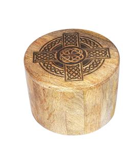 Round <b>Wooden</b> Engraved <b>Urns</b> <b>for</b> Human <b>Ashes</b> Adult - <b>Wooden</b> Box Rosewood Cremation <b>Urns</b> <b>for</b> <b>Ashes</b> - Burial - Funeral <b>Urns</b> Large - Product Image 4