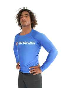 OEM Plain Rash Guard para BJJ MMA Camisa de compresión de LICRA de manga larga personalizada Blanco Negro Gear Hecho en Pakistán - Product Image 4