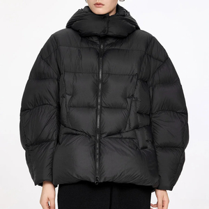 แจ็กเก็ตทรงปลาปักเป้าสำหรับผู้หญิงแจ็กเก็ตบุผ้าสองชั้นระบายอากาศได้ดีมีซิปสำหรับฤดูหนาว - Product Image 4