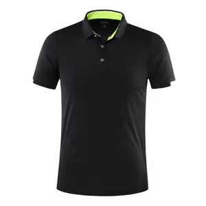 Nuevo Polo de manga corta con solapa de color patchwork para hombre, camiseta informal de algodón con cuentas bordadas con alfabeto de negocios