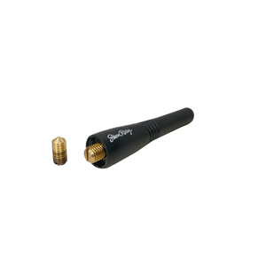 Antena de goma de 6 cm de caucho negro - Product Image 2