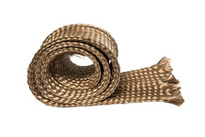 XWT High temperature resistance Basalt Braided Sleeve Flexible Braided Cloth Fiber Tubing Braided <b>Cable</b> Sleeving - Product Image 4