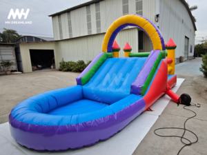 Château gonflable Doctor Dolphin pour enfants 300x270x213CM Tissu PVC Glissière Maison de rebond Souffleur 3 personnes 135KGS - Product Image 4