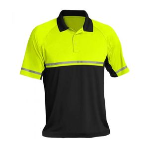 Marca su logotipo Polo DE SEGURIDAD diseño personalizado precio barato venta caliente mejor Fabricación de calidad superior Polo de seguridad - Product Image 2