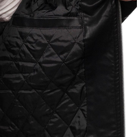Harga Grosir 2026 Jaket Kulit Musim Dingin Pria Bergaya dengan Kerah Tegak dan Logo Depan Berkualitas Tinggi Harga Terjangkau