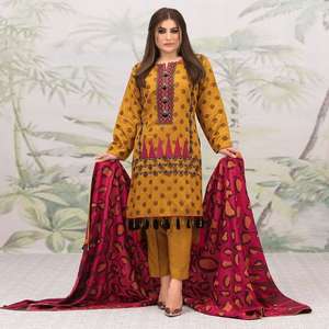 Shalwar Kameez de Verano para Mujer, Diseño Pakistaní 2023, Algodón y Seda, Estilo Indio-Pakistaní, Lavable, OEM, Alta Calidad, Venta al Por Mayor - Product Image 4